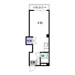 ベルハイム箱崎【405号室】の間取り