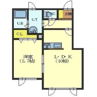 ハイツj&t【2階】の間取り