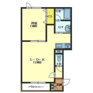 シェルメゾンダイチ【2階】の間取り