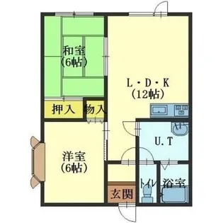 メゾンドピュアA棟【1階】の間取り