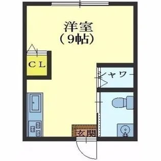赤とんぼ【203号室】の間取り