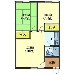 コーポはまなす【1階】の間取り