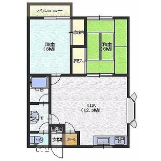 マンションまさ【203号室】の間取り