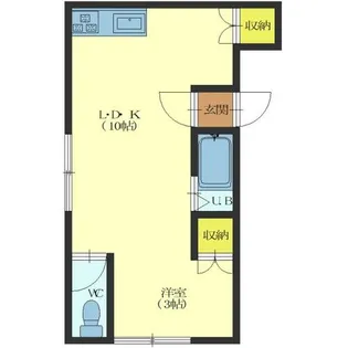 セントラルハイム【1階】の間取り