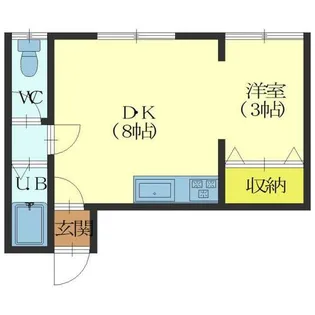 セントラルハイム【1階】の間取り