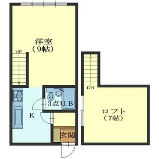 フロス旭町【2階】の間取り