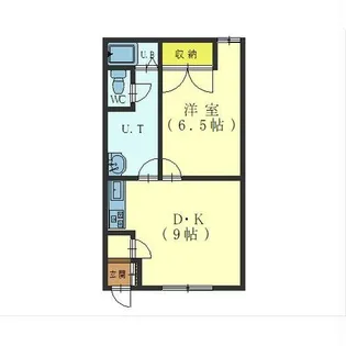 レジデンスYOU【2階】の間取り