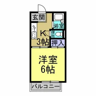 セフィラC棟【202号室】の間取り