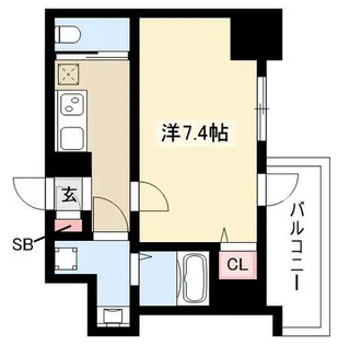 エスリード新栄デュオ【0506号室】の間取り