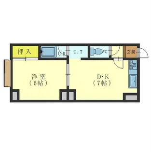 北海道函館市堀川町【アパート】の間取り