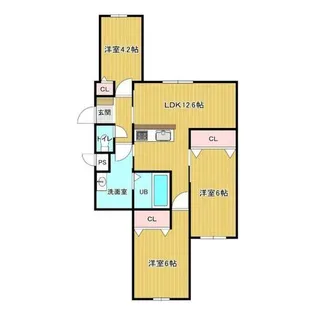 メゾンド214【103号室】の間取り