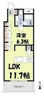 桜ヒルズ【4階】の間取り