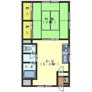 ライブタウン富岡Ⅱ【3階】の間取り