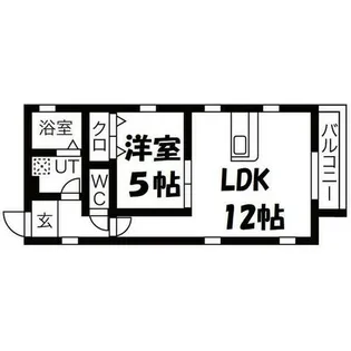 chulo【1階】の間取り