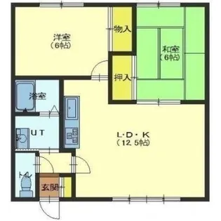 コーポ吉川【2階】の間取り