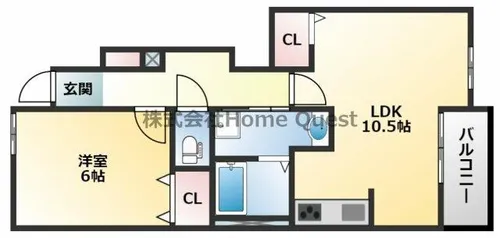 パティオ・エムズ【1階】の間取り