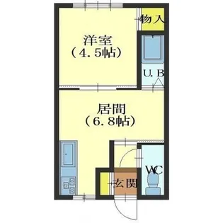 タクタクハイツ【2階】の間取り