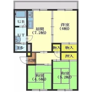 メゾン・ド・シャモニー【306号室】の間取り