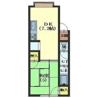 北海道函館市本通2丁目【アパート】の間取り