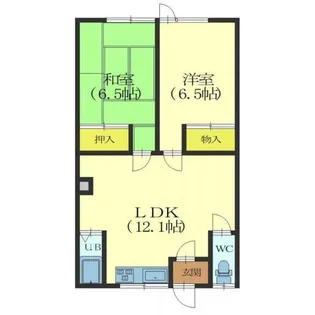 クレインハイツ【2階】の間取り