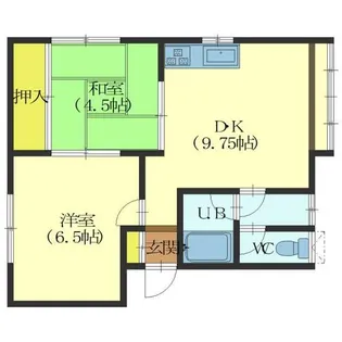 トミーハイツB【2階】の間取り
