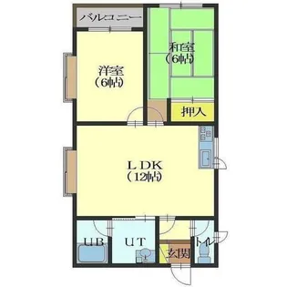 Twin PalaceA【2階】の間取り