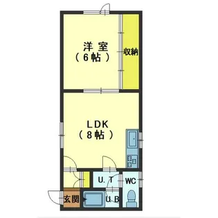 セントラルコート【1階】の間取り