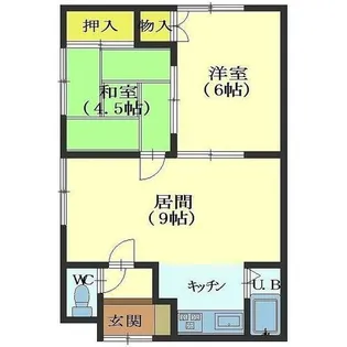たかはし荘【2階】の間取り