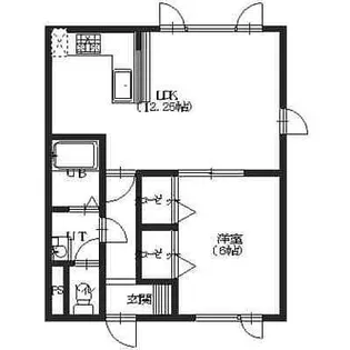 ビュウアミーゴ【302号室】の間取り