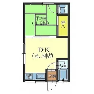 セントラルハイツ北浜町【2階】の間取り