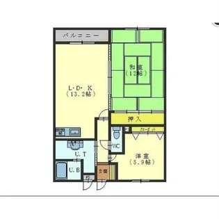 S.コートグレイン【1階】の間取り