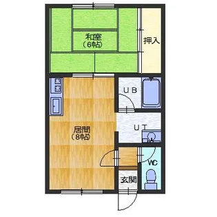 アークヒルズ富岡【2階】の間取り