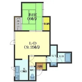 Le chat tabby Ⅴ【101号室】の間取り