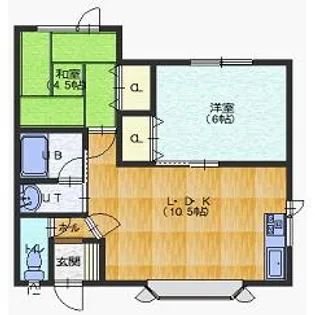 ジェイ・スクエアー【2階】の間取り