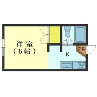 マンション白樺【2階】の間取り