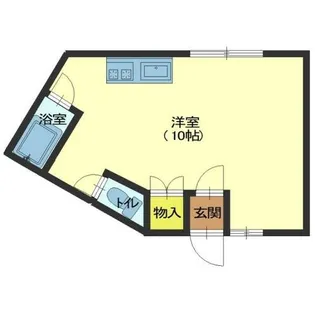 コーポ浩洋【1階】の間取り
