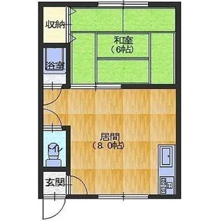 コーポ浩洋【2階】の間取り