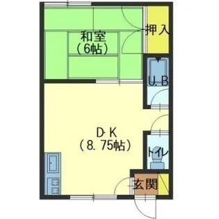 コーポ浩洋【2階】の間取り