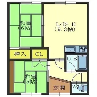 和風荘【1階】の間取り