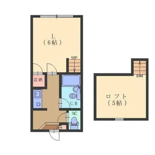 セブンスコート美原【2D号室】の間取り