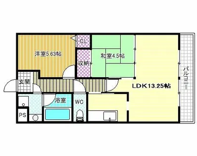 シィダーヴィレッジ【4階】の間取り