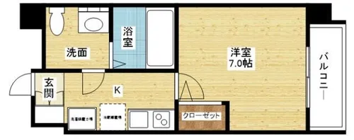 セレニテ三国プリエ【6階】の間取り