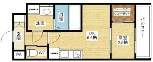 セレニテ三国プリエ【6階】の間取り