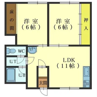 どりーむハイツK【302号室】の間取り