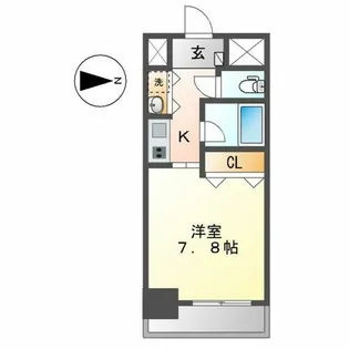 AXIS桜通内山【5階】の間取り