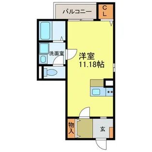 F+style 狭山・池尻中 1号館【2階】の間取り