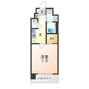 ソルテラス嵯峨嵐山【1階】の間取り