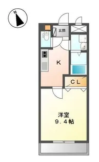 イースト・ヒルズ【2階】の間取り