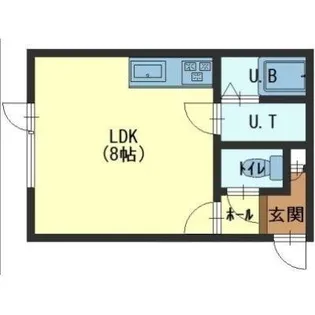 プランドル【3-F号室】の間取り