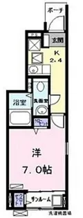 ビオラⅡ【1階】の間取り